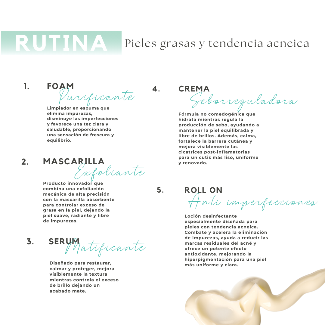 RUTINA PURIFYING PARA PIEL GRASA