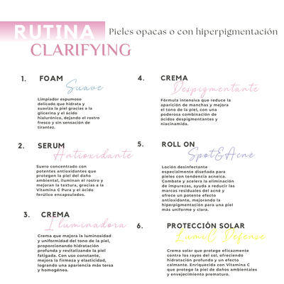 CLARIFYING ROUTINE (DEPIGMENTANT)